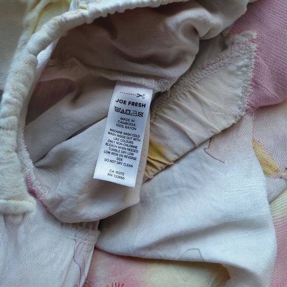 Joe Fresh Pastel Floral Women's Pajama Set - Picture 2 of 5